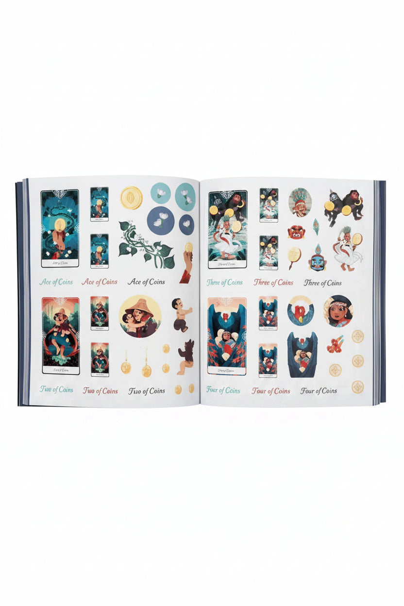 Tarot of the Divine stickrology sticker book