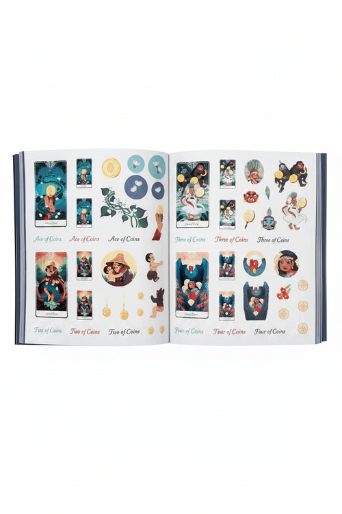 Tarot of the Divine stickrology sticker book