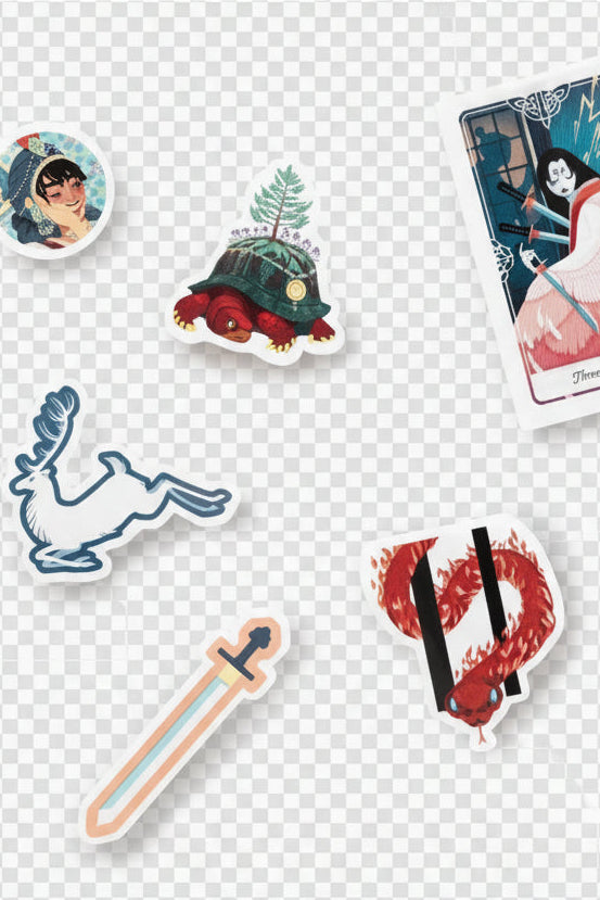 Tarot of the Divine stickrology sticker book