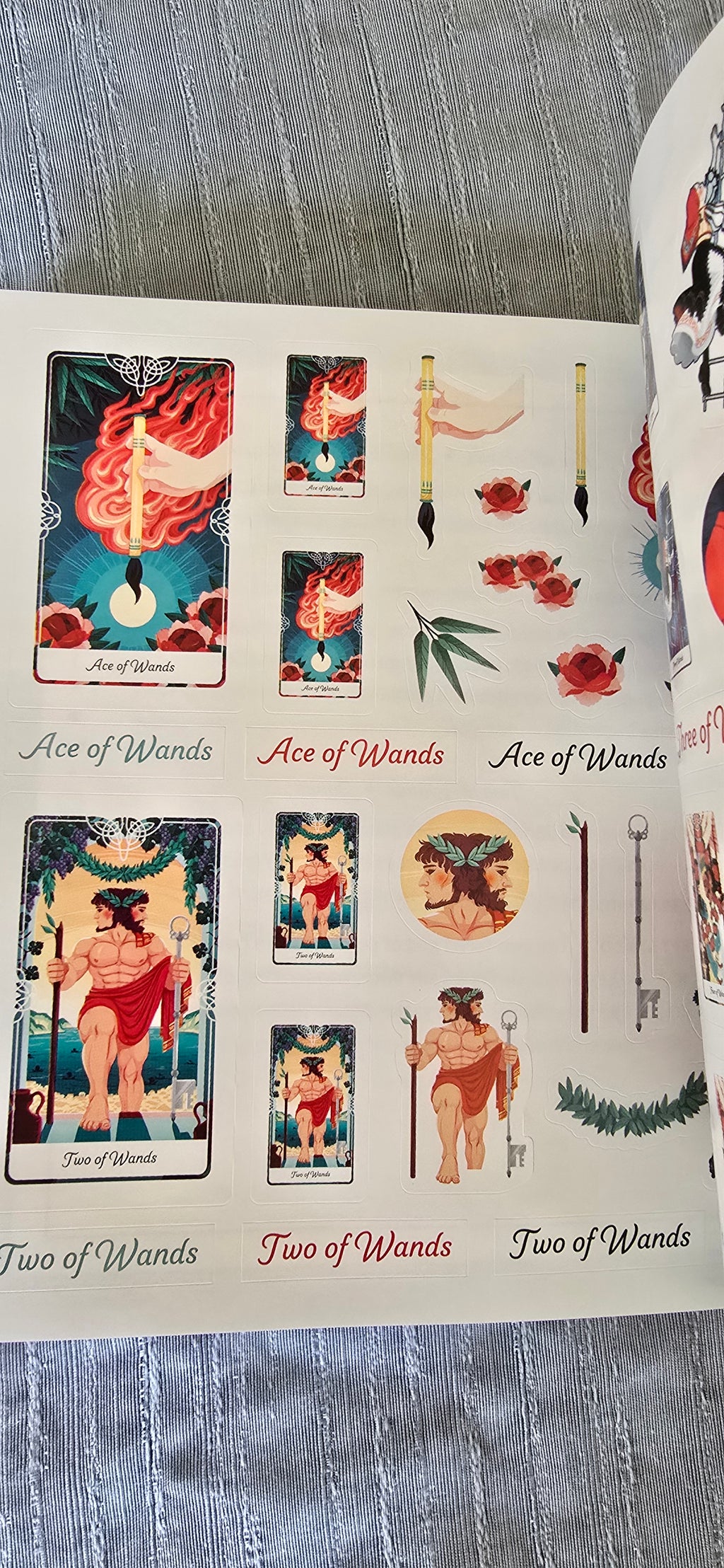 Tarot of the Divine stickrology sticker book